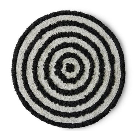 Round Monochrome Bath Mat (Ø120CM)