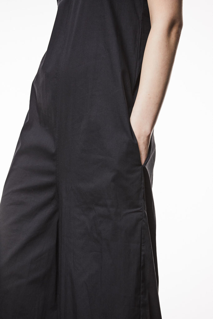 thom/krom  W O 77 Black jumpsuit