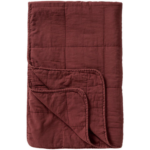 Ib Laursen Vintage Quilt Coral Almond 130 x 180cm