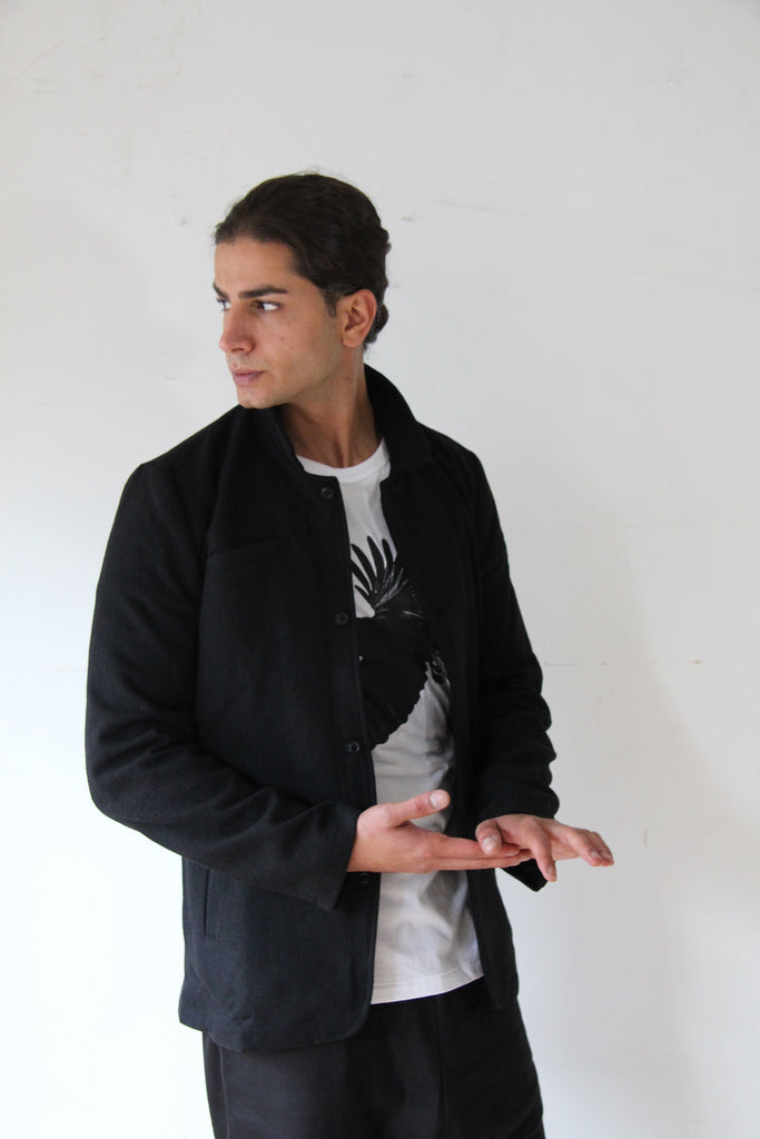WDTS Mens Worker Jacket wool mix