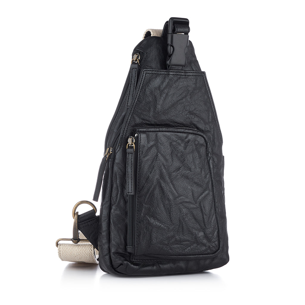 WDTS Crossbody Sling Bag Crow Strap