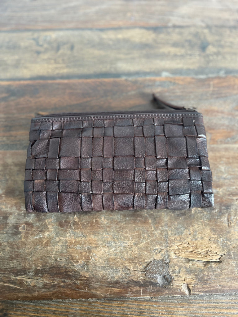 Sienna Bohemian Leather Purse -  Brown