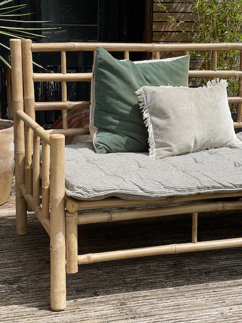Maitri: Recycled Cream and Black stripes mattress