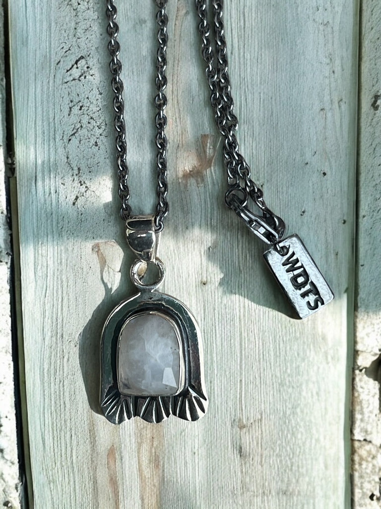 Kara silver necklace
