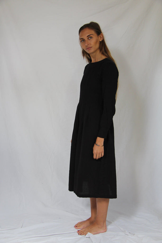 WDTS - Tilly dress - Soft Cotton Black
