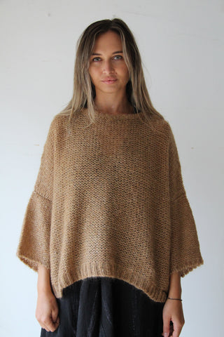 WDTS - Mia Mohair jumper -brown caramel