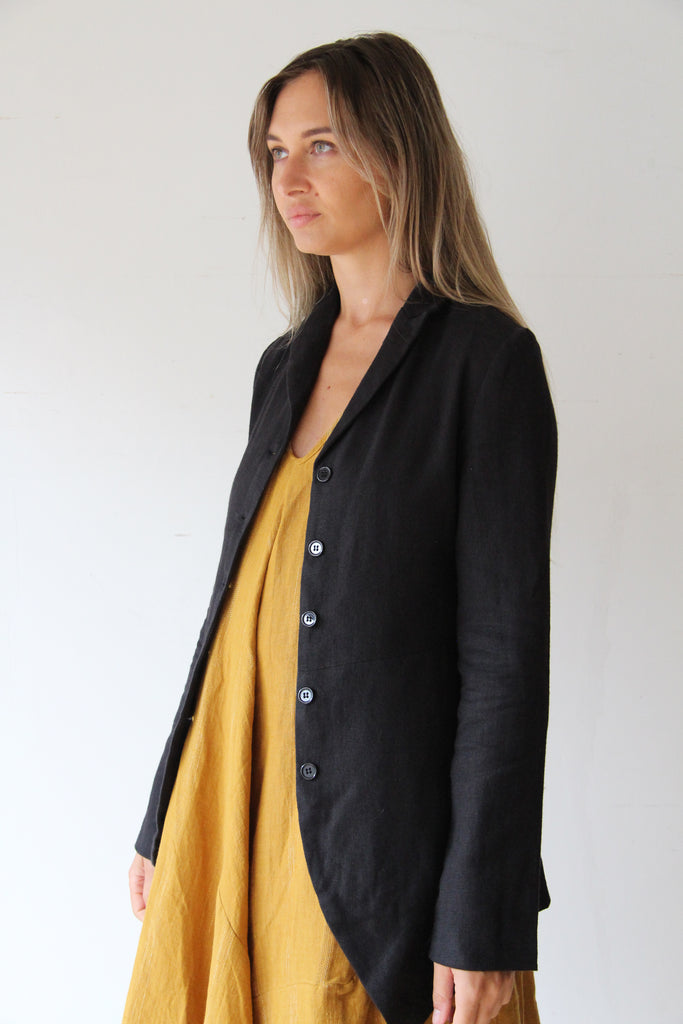 WDTS 5 Button Linen Mix Jacket