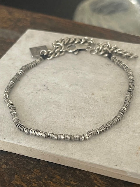 Goti bracelet in 925 Silver and leather BR2349