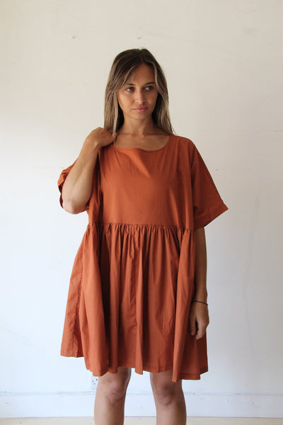 WDTS  Amelia dress - Cinnamon