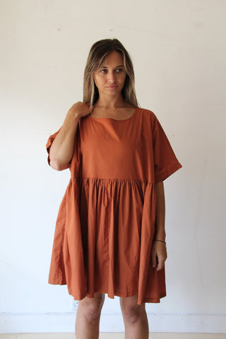 WDTS  Amelia dress - Cinnamon