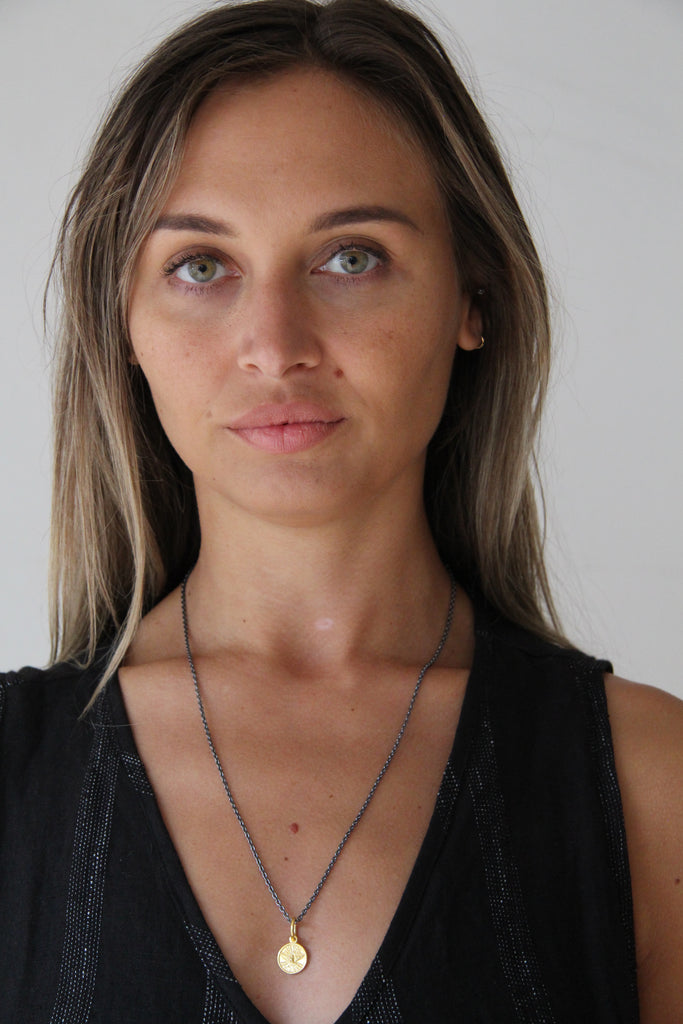 WDTS Dove of Peace necklace - gold plated pendant