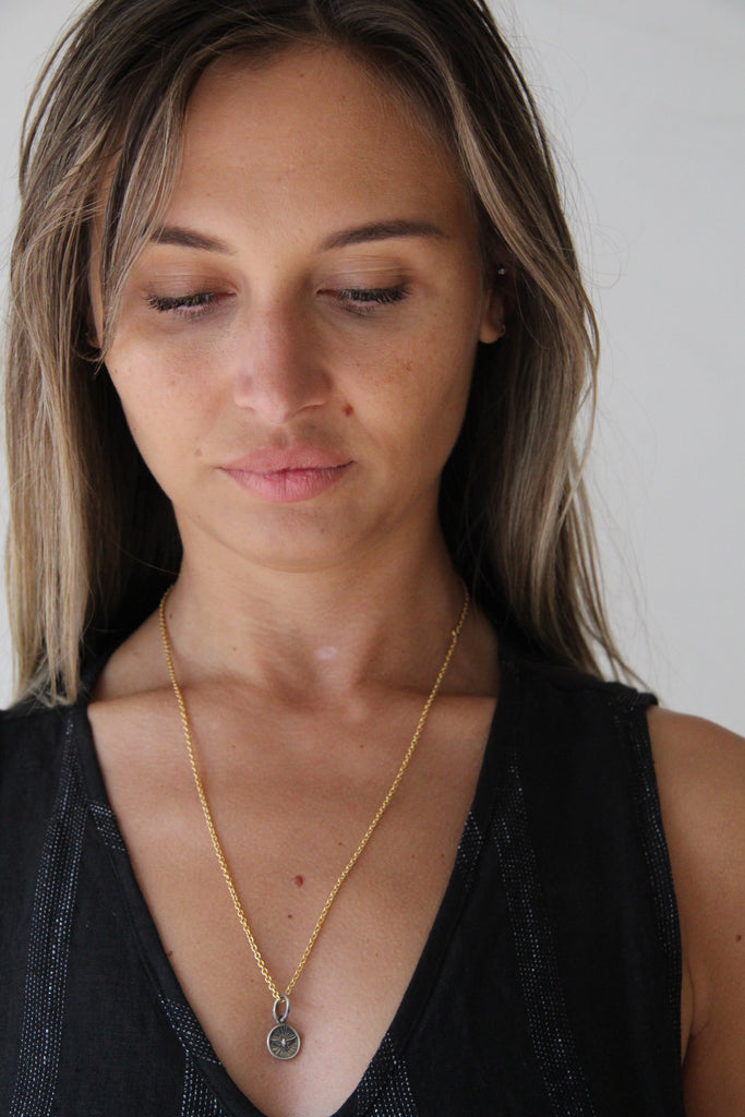 WDTS Dove of Peace necklace - Oxidised  pendant