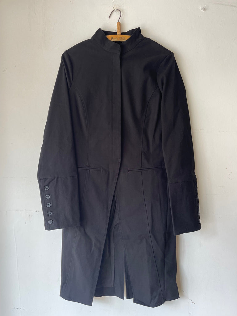 WDTS - Freyja Coat - Black Cotton Drill