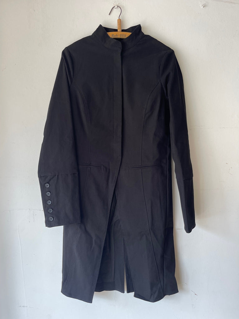 WDTS - Freyja Coat - Black Cotton Drill