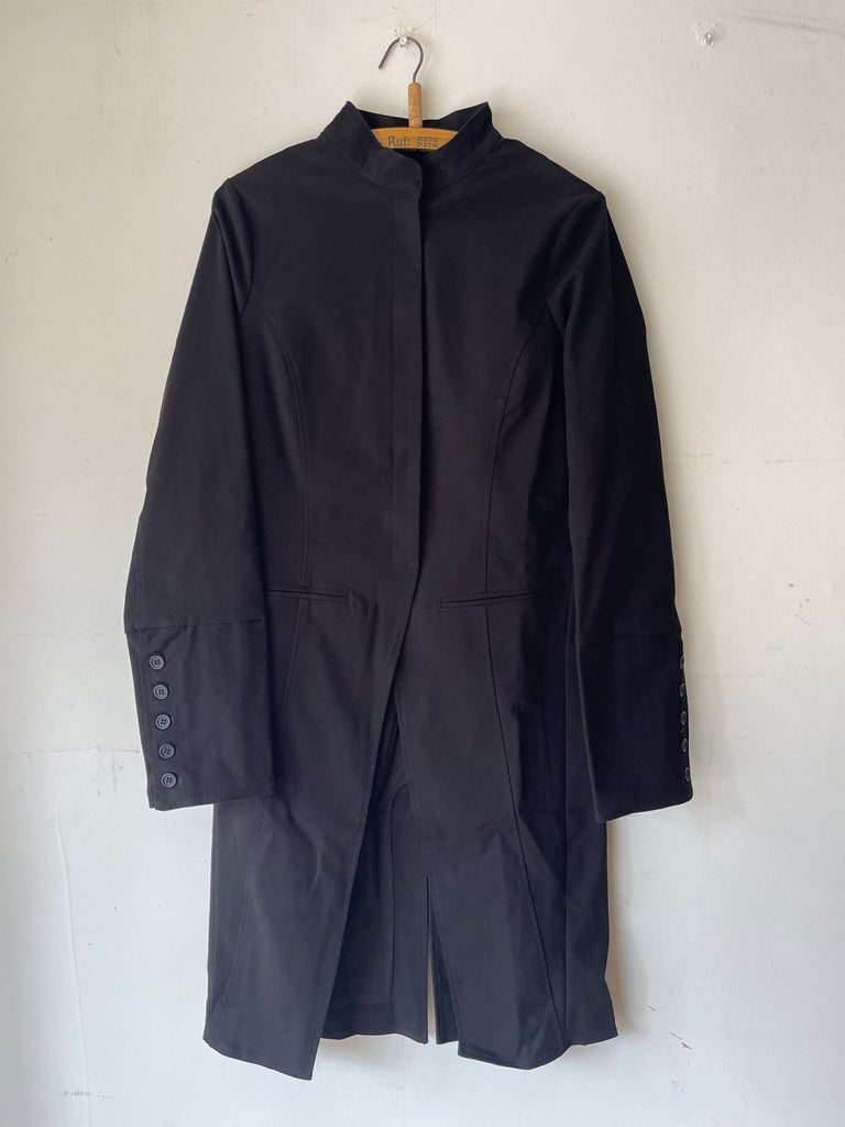 WDTS - Freyja Coat - Black Cotton Drill