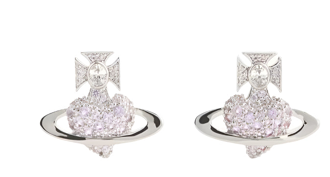 Vivienne Westwood Agnatha Earrings - Platinum / Lilac