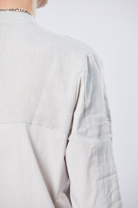 thom/krom M H 147 Mens Shirt - Silver