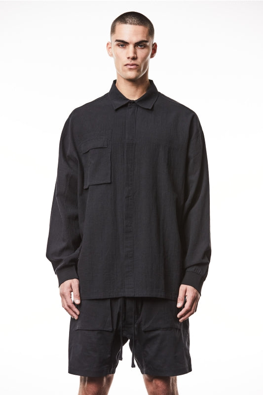 thom/krom M H 159 Shirt Black