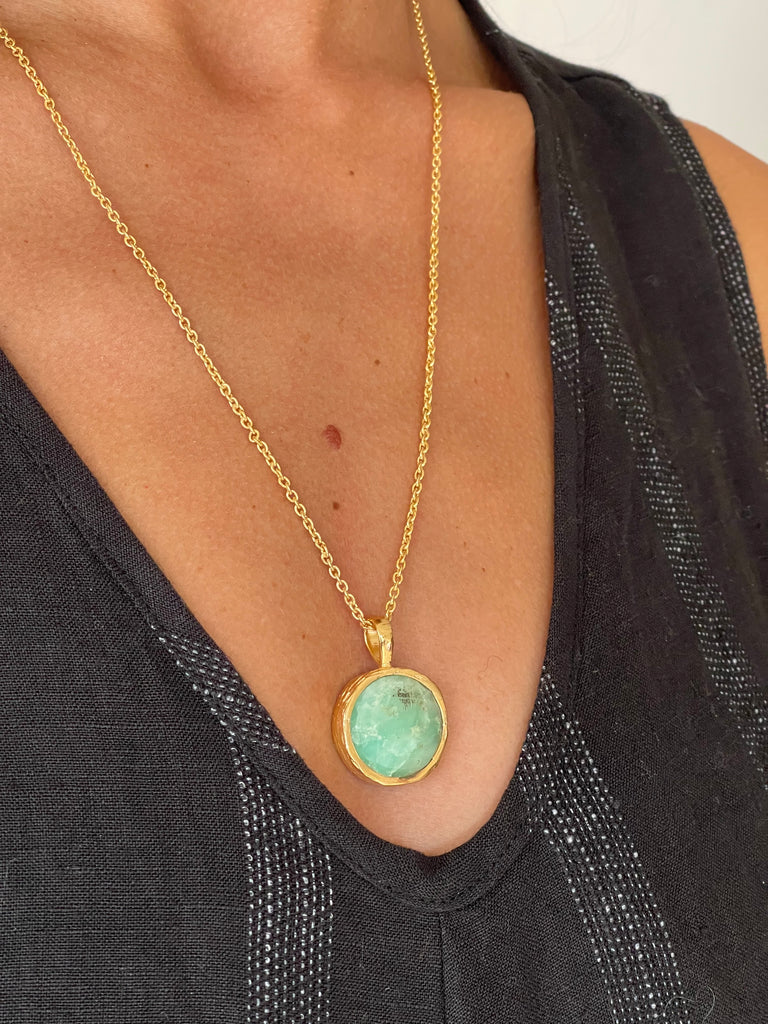 WDTS Pavani Necklace - Gold Chryso