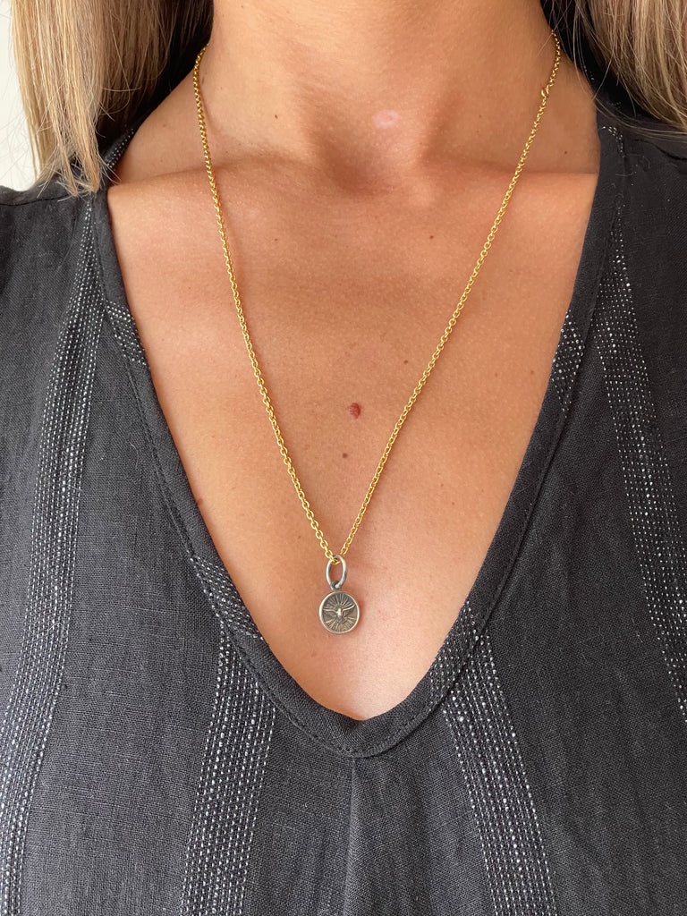 WDTS Dove of Peace necklace - Oxidised  pendant