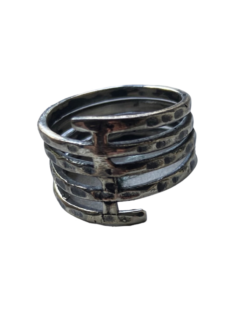 925 silver spiral ring