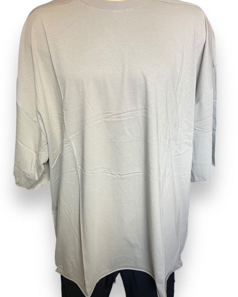 RICK OWENS T-SHIRT TOMMY T, PEARL COTTON JERSEY