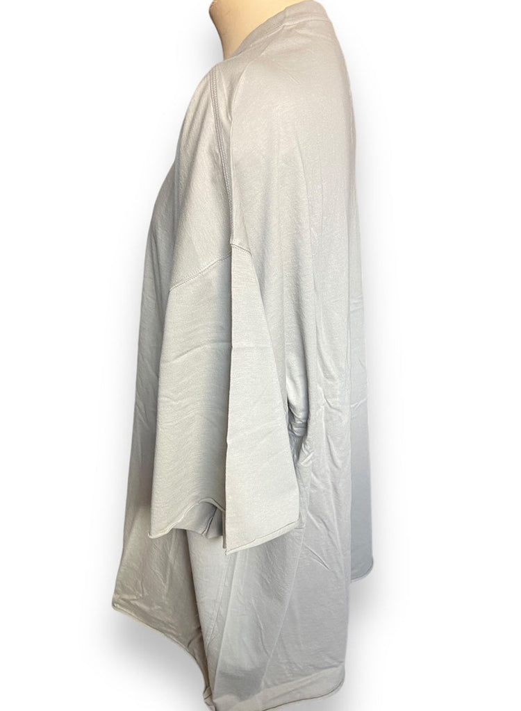 RICK OWENS T-SHIRT TOMMY T, PEARL COTTON JERSEY