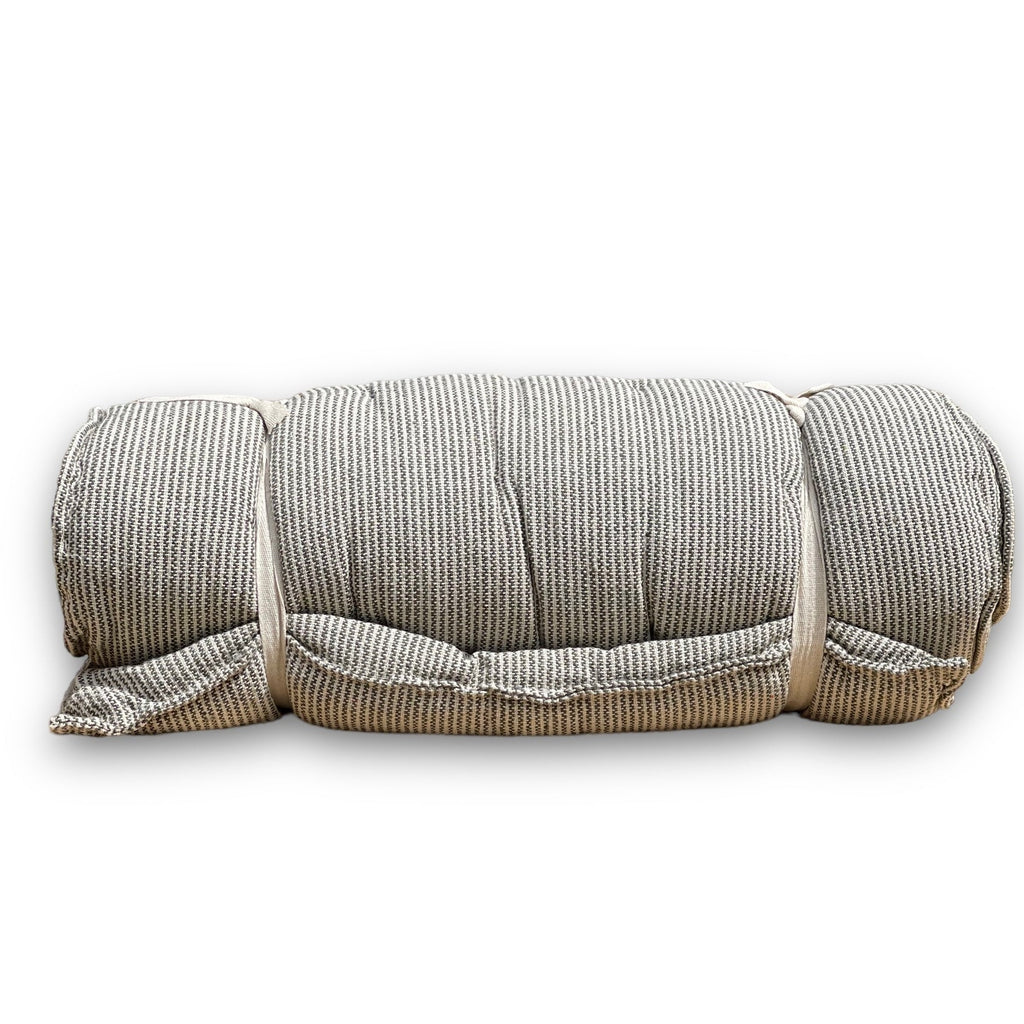 Maitri: Recycled Cream and Black stripes mattress