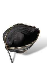 WDTS - Window Dressing the Soul - Black Cloudy Leather Zipped Wallet