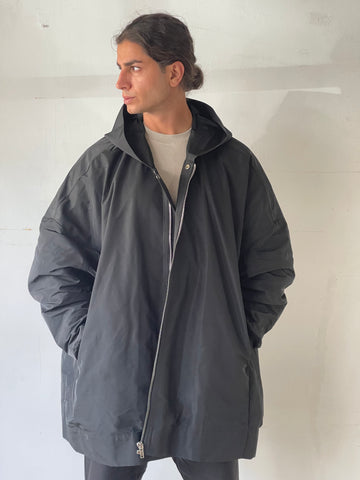 RICK OWENS JUMBO PETER WOVEN COAT