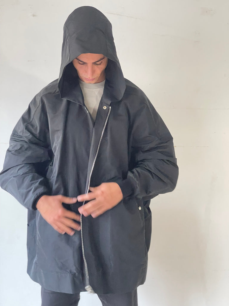 RICK OWENS JUMBO PETER WOVEN COAT
