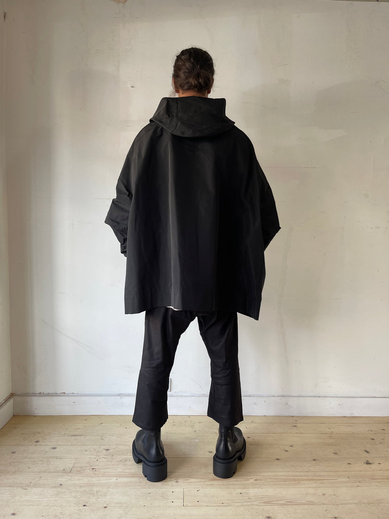RICK OWENS JUMBO PETER WOVEN COAT