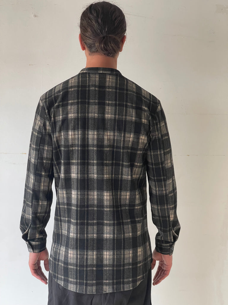 WDTS Elford Buttoned Flannel M Long Overshirt