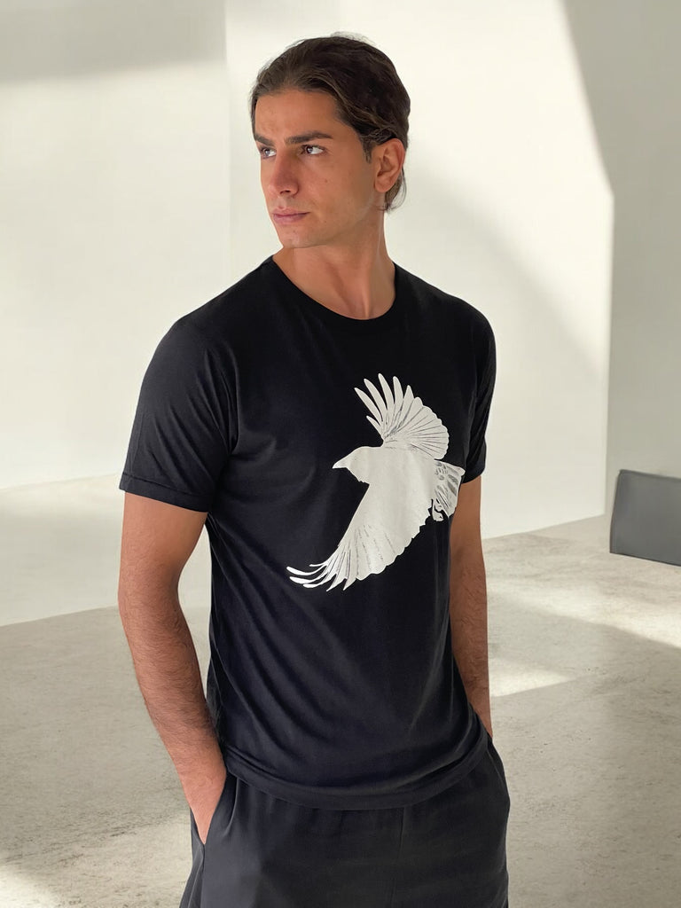WDTS - Crow Jersey T Shirt black