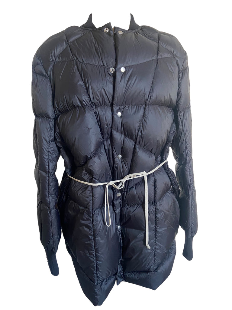 RICK OWENS FW24 PORTERVILLE FLIGHT LINER WOVEN DOWN COAT
