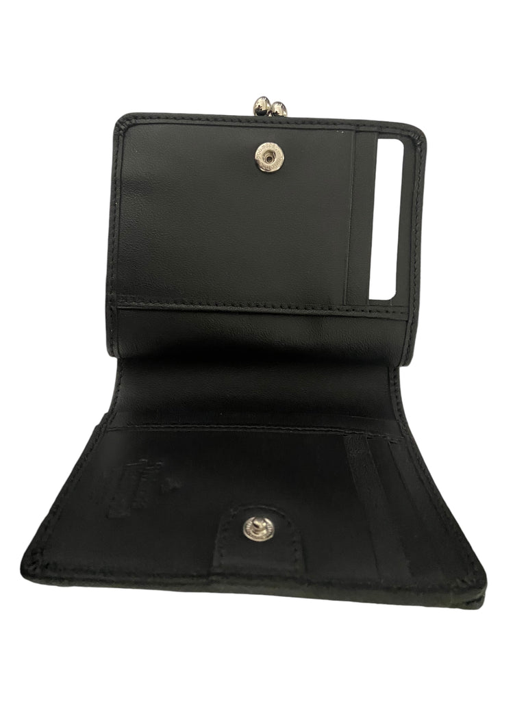 Vivienne Westwood Wallet FR PKT - Black Saffiano Leather