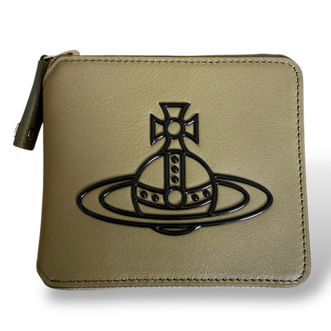Vivienne Westwood Zip Wallet - Khaki