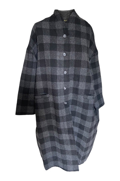 MAMA B AW24 Azimut Coat - Nero