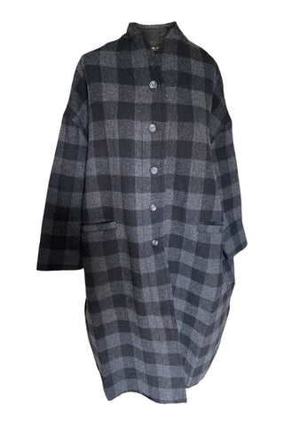 MAMA B AW24 Azimut Coat - Nero