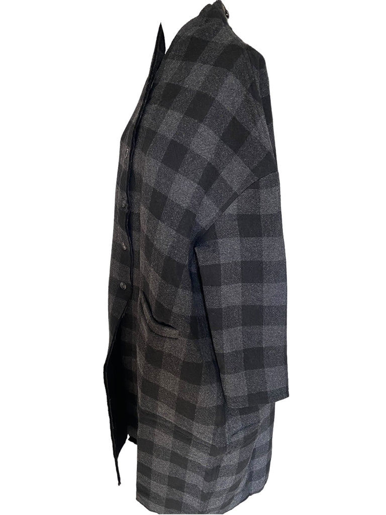 MAMA B AW24 Azimut Coat - Nero