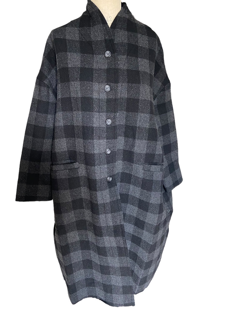 MAMA B AW24 Azimut Coat - Nero