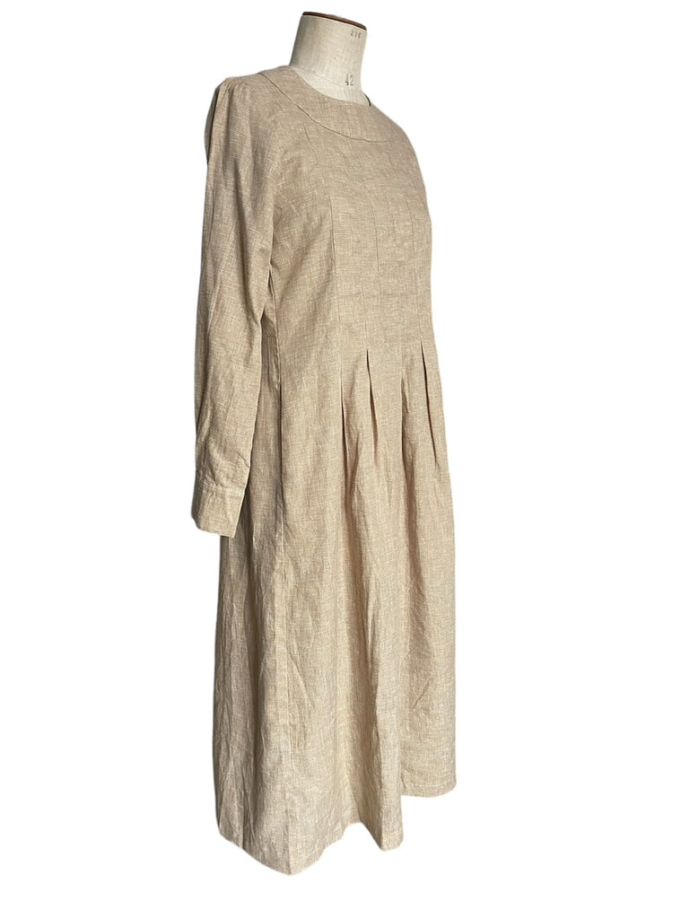 WDTS  - Tilly dress - Light Mustard Linen