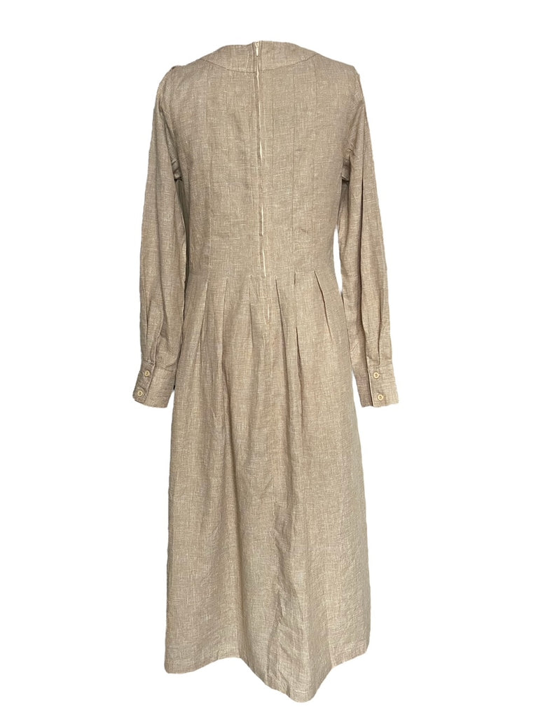 WDTS  - Tilly dress - Light Mustard Linen