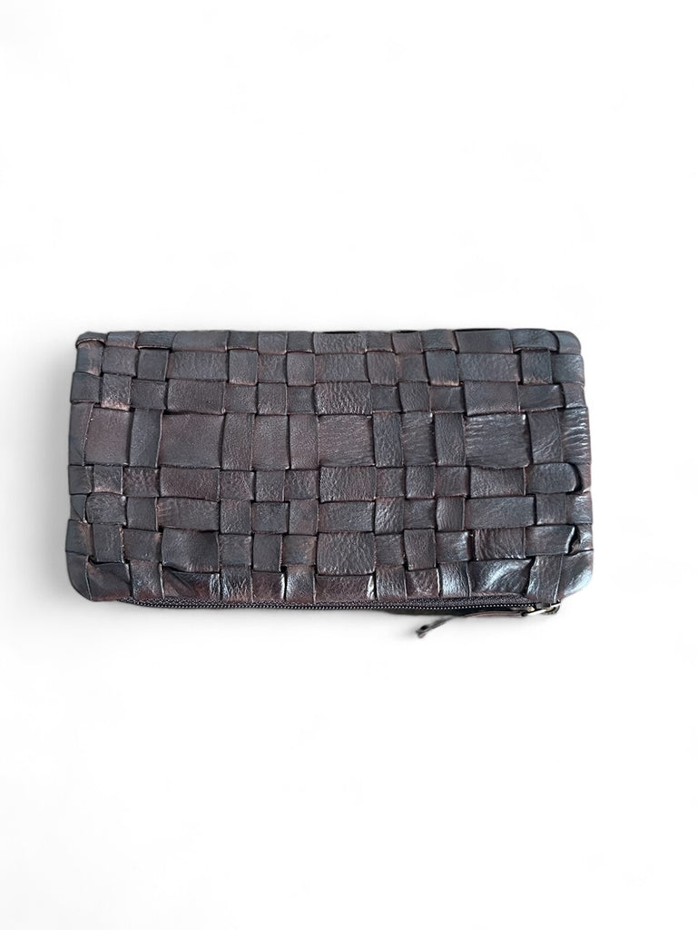 Sienna Bohemian Leather Purse -  Brown