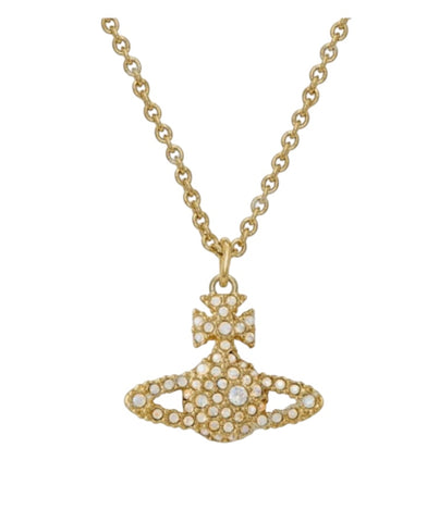 Vivienne Westwood Grace Bas Relief Pendant - Gold moonlight