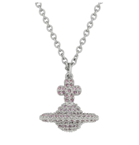 Vivienne Westwood Grace Small Pendant - Platinum Light Amethyst