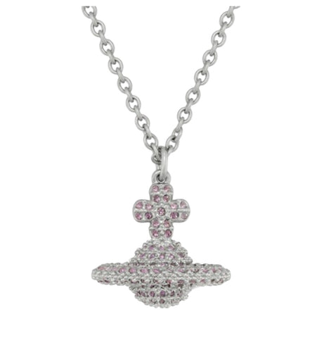 Vivienne Westwood Grace Small Pendant - Platinum Light Amethyst