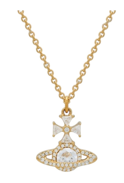 Vivienne Westwood Mila Pendant Gold / White CZ