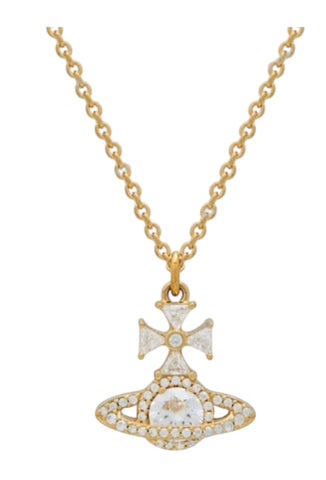 Vivienne Westwood Mila Pendant Gold / White CZ