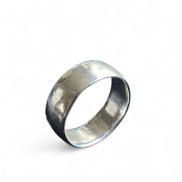 WDTS silver band, 925 Silver ring unisex